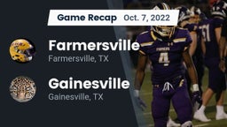 Recap: Farmersville  vs. Gainesville  2022
