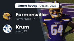 Recap: Farmersville  vs. Krum  2022