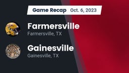 Recap: Farmersville  vs. Gainesville  2023
