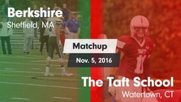 Matchup: Berkshire High vs. The Taft School 2016