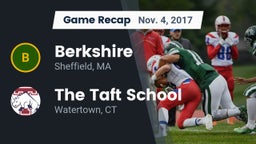Recap: Berkshire  vs. The Taft School 2017