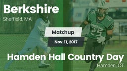 Matchup: Berkshire High vs. Hamden Hall Country Day  2017