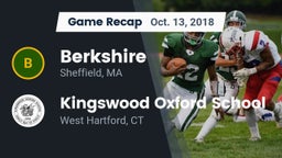 Recap: Berkshire  vs. Kingswood Oxford School 2018