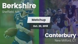 Matchup: Berkshire High vs. Canterbury  2018