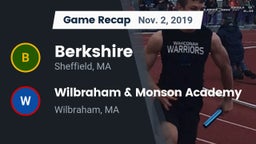 Recap: Berkshire  vs. Wilbraham & Monson Academy  2019