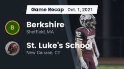 Recap: Berkshire  vs. St. Luke's School 2021