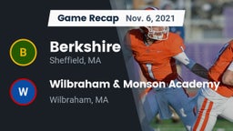 Recap: Berkshire  vs. Wilbraham & Monson Academy  2021