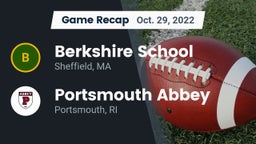 Recap: Berkshire  School vs. Portsmouth Abbey  2022