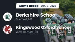 Recap: Berkshire  School vs. Kingswood Oxford School 2023