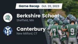 Recap: Berkshire  School vs. Canterbury  2023