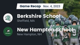 Recap: Berkshire  School vs. New Hampton School  2023