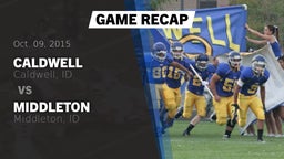 Recap: Caldwell  vs. Middleton  2015