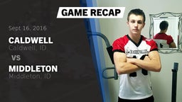 Recap: Caldwell  vs. Middleton  2016