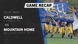 Recap: Caldwell  vs. Mountain Home  2016