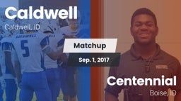 Matchup: Caldwell  vs. Centennial  2017