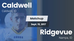 Matchup: Caldwell  vs. Ridgevue 2017