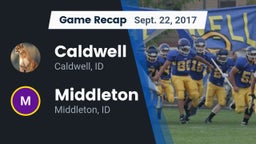 Recap: Caldwell  vs. Middleton  2017