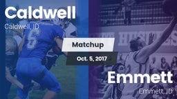 Matchup: Caldwell  vs. Emmett  2017