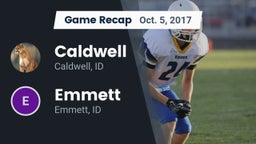 Recap: Caldwell  vs. Emmett  2017