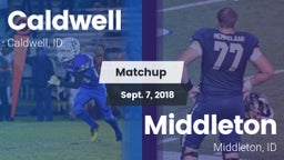 Matchup: Caldwell  vs. Middleton  2018