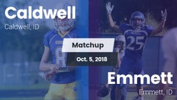 Matchup: Caldwell  vs. Emmett  2018