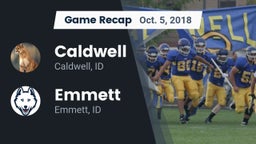 Recap: Caldwell  vs. Emmett  2018