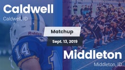 Matchup: Caldwell  vs. Middleton  2019