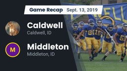 Recap: Caldwell  vs. Middleton  2019