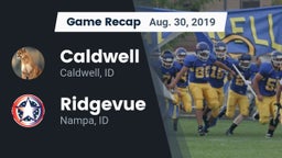 Recap: Caldwell  vs. Ridgevue 2019