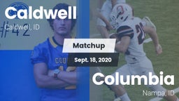 Matchup: Caldwell  vs. Columbia  2020