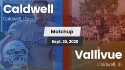 Matchup: Caldwell  vs. Vallivue  2020