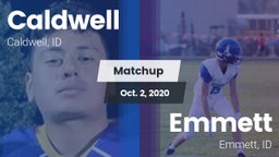 Matchup: Caldwell  vs. Emmett  2020