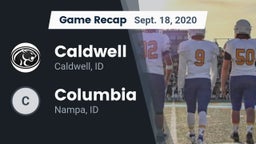 Recap: Caldwell  vs. Columbia  2020
