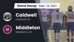 Recap: Caldwell  vs. Middleton  2021