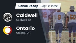 Recap: Caldwell  vs. Ontario  2022
