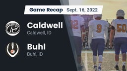 Recap: Caldwell  vs. Buhl  2022