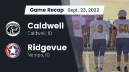 Recap: Caldwell  vs. Ridgevue  2022