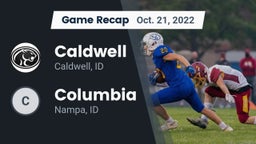 Recap: Caldwell  vs. Columbia  2022