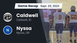 Recap: Caldwell  vs. Nyssa  2023