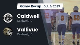 Recap: Caldwell  vs. Vallivue  2023