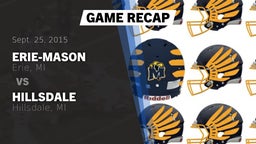 Recap: Erie-Mason  vs. Hillsdale  2015