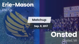 Matchup: Erie-Mason High vs. Onsted  2017