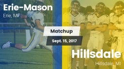 Matchup: Erie-Mason High vs. Hillsdale  2017