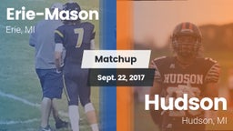 Matchup: Erie-Mason High vs. Hudson  2017