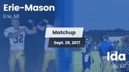 Matchup: Erie-Mason High vs. Ida  2017