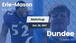 Matchup: Erie-Mason High vs. Dundee  2017