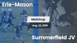 Matchup: Erie-Mason High vs. Summerfield JV 2018
