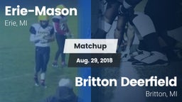 Matchup: Erie-Mason High vs. Britton Deerfield 2018