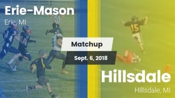 Matchup: Erie-Mason High vs. Hillsdale  2018