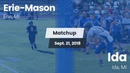 Matchup: Erie-Mason High vs. Ida  2018